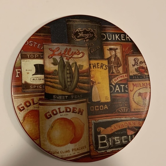 SAKURA HOMESTEAD PANTRY David Carter Brown 9 1/2" Cheese & Cracker Board Trivet - Picture 9 of 9